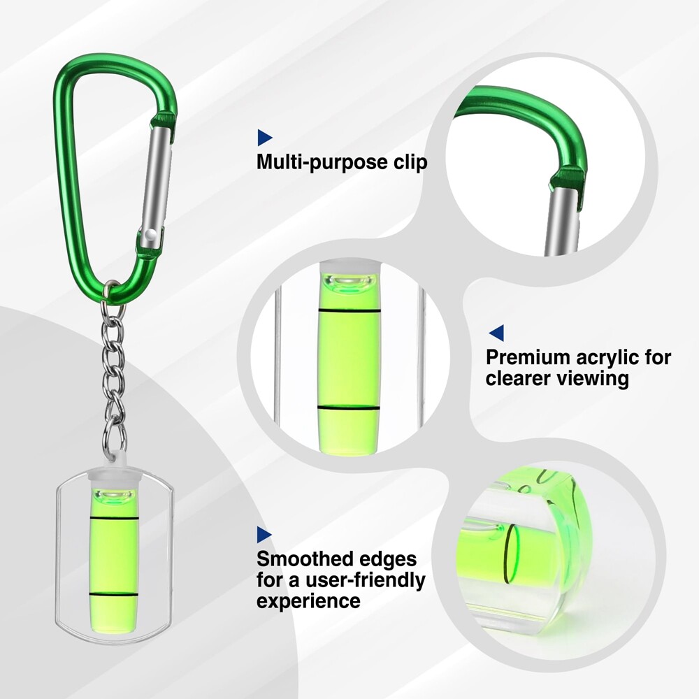 WORKPRO 3PCS Bubble Level Mini Pocket Tool Spirit Level Measuring Hanging layout