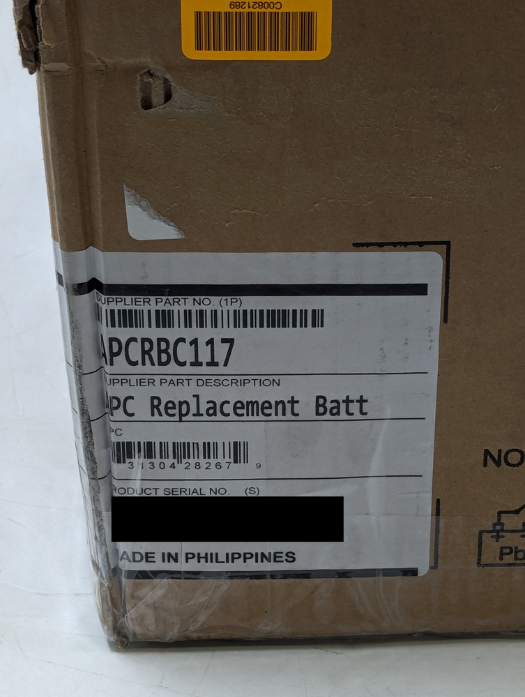 APC Replacement Battery Cartridge for Smart-UPS Line Interactive (APCRBC117)