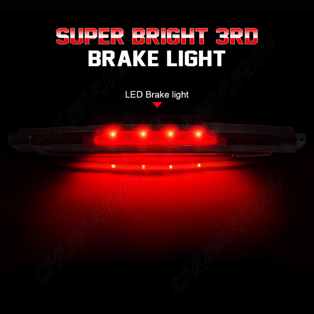 LED 3rd Brake Light High Mount Stop Light Assembly For Buick Rainier 2004-2007