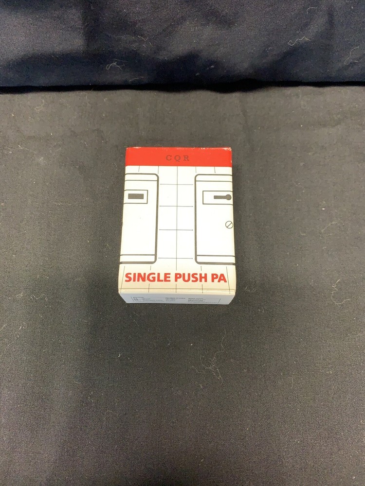 Plastic Single Push Latching Alarm/ Panic Button/ Emergency Button HW Key reset