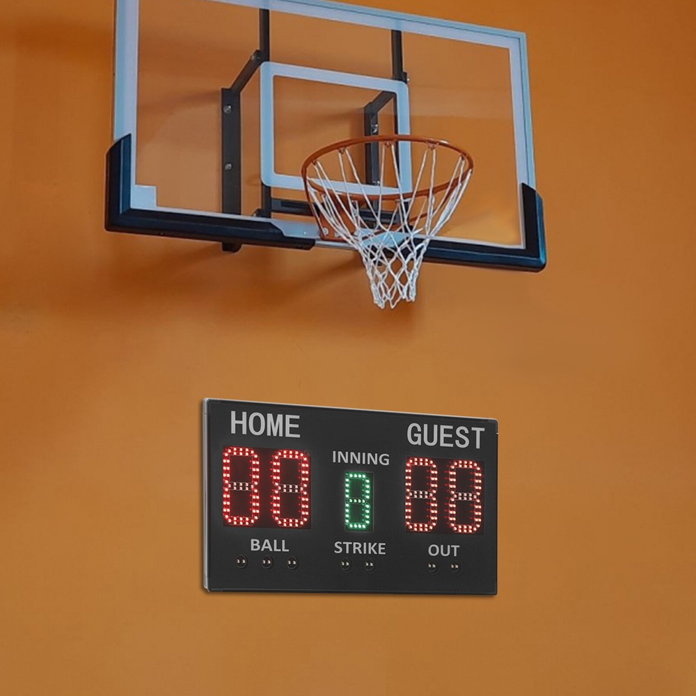 High-Light Digital Scoreboard, Electronic Baseball Scoreboard Remote Control