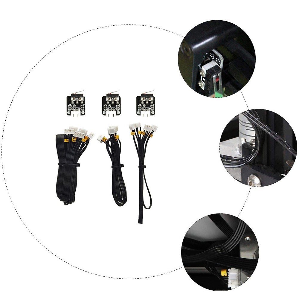 1 Set 3D Printer Stepper Motor and Limited Cable with