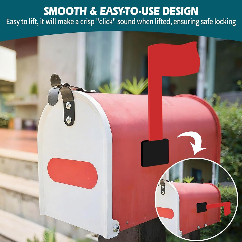 Universal Mailbox Flag Replacement Kit for Post Mount & Wall Mount Mailboxes, Ea