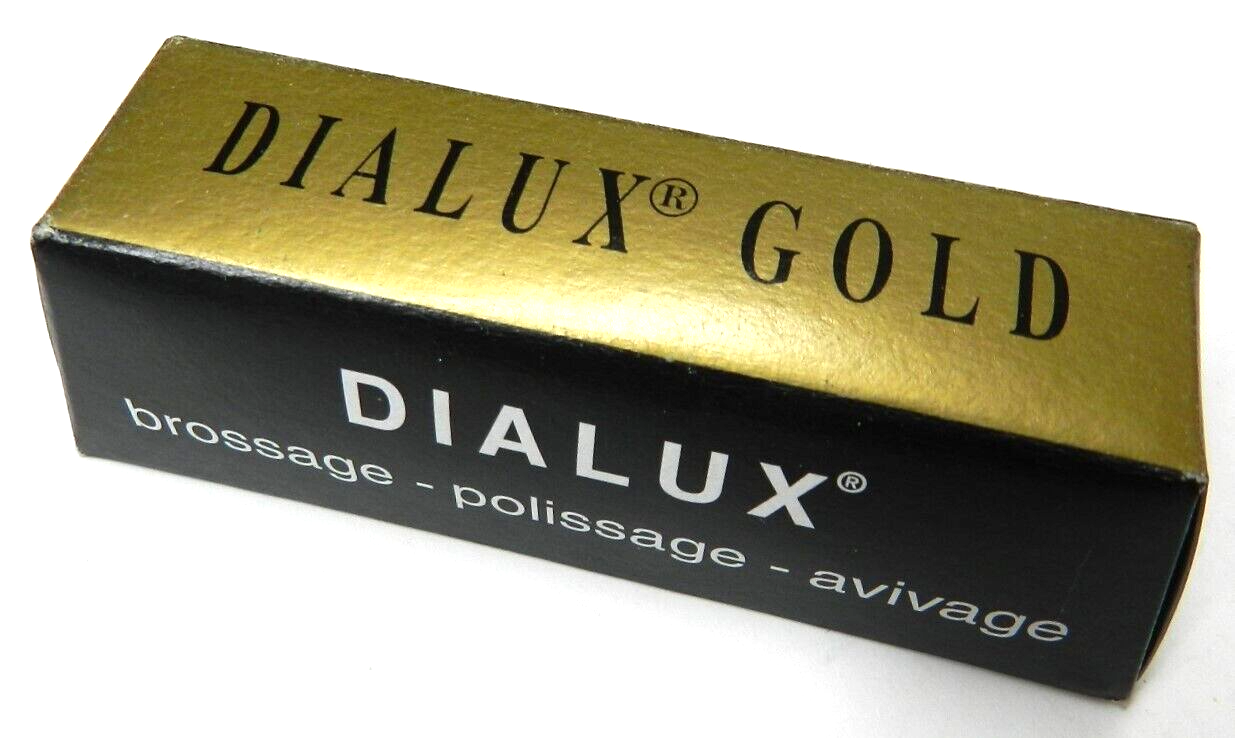 DIALUX GOLD Polishing Compound Jewelry Rouge Super-Finish Highest Gloss - 1 Bar