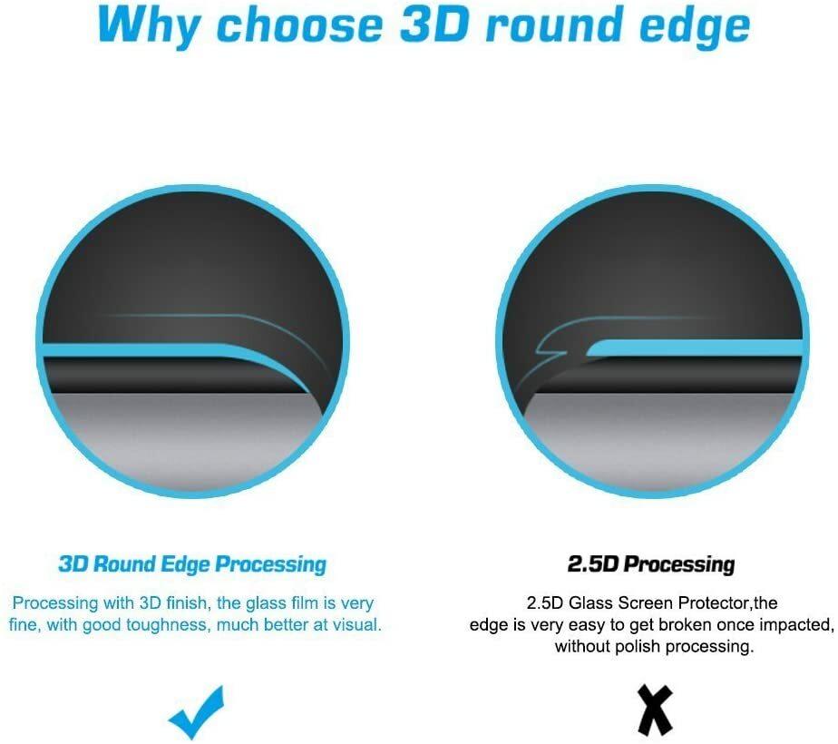 For Boost Mobile Celero 5G Protector [Full Coverage] Edge-Edge Tempered Glass