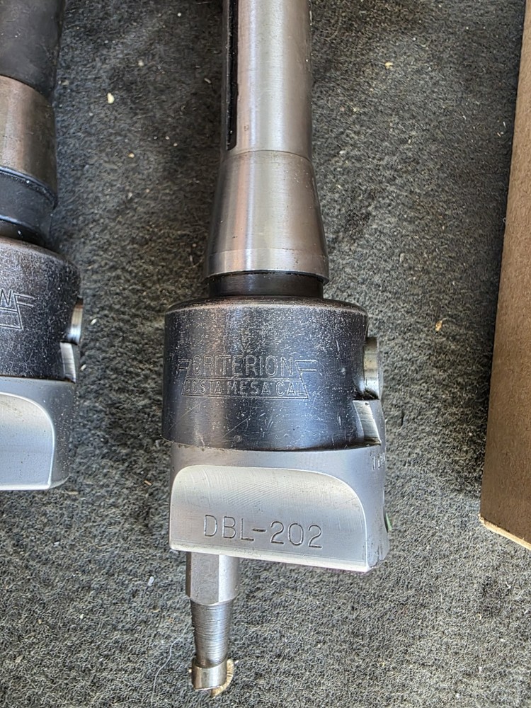 Criterion Dbl Boring Head Lot