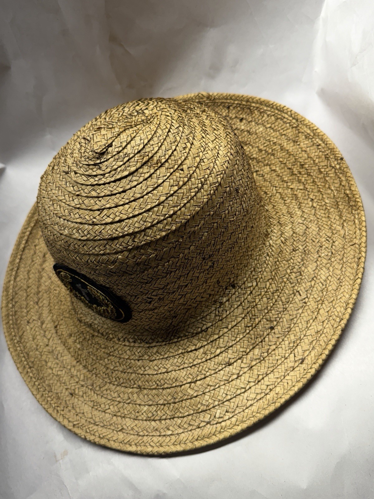 Civil War Church Chaplain Officer Straw Slouch Hat Cap Kepi 100% Authentic