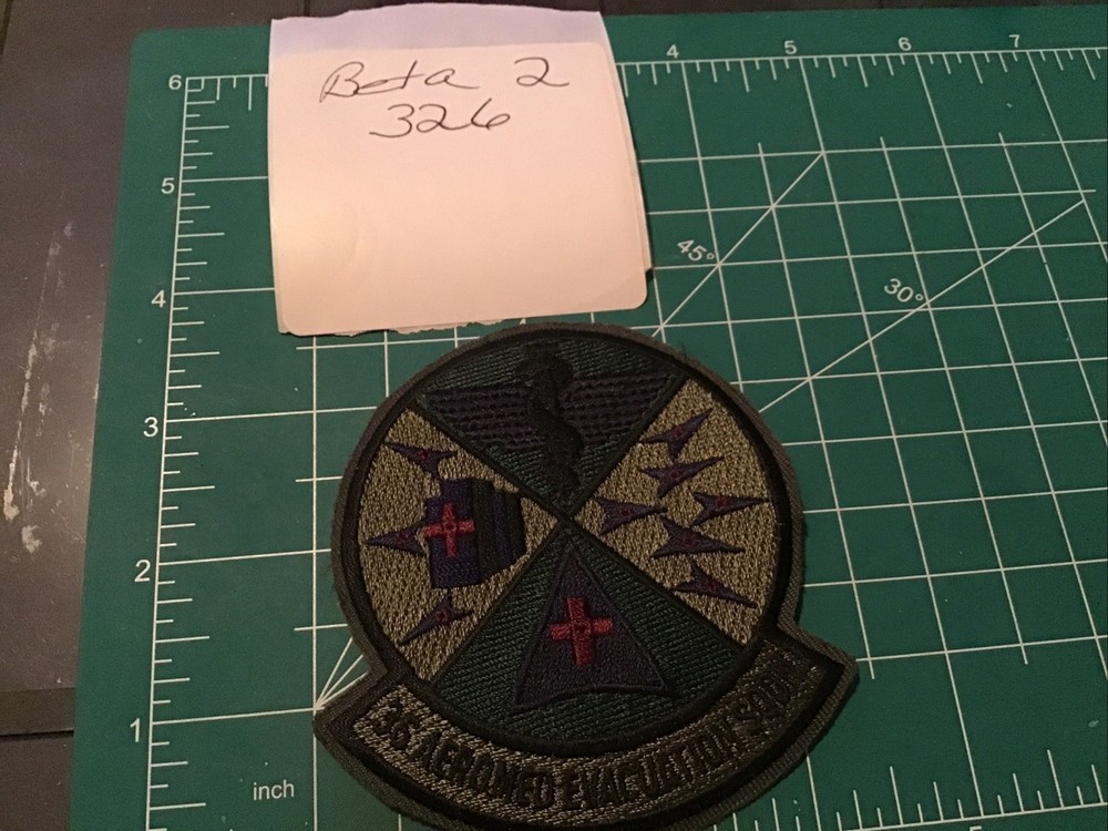 36th Aeromedical Evacuation Squadron patch US Air Force USAF Subdued