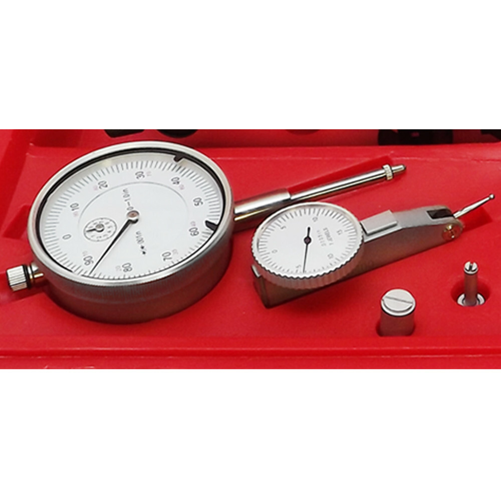 1 inch Dial Indicator With Magnetic Base 22 Point Set Precision Inspection Tool
