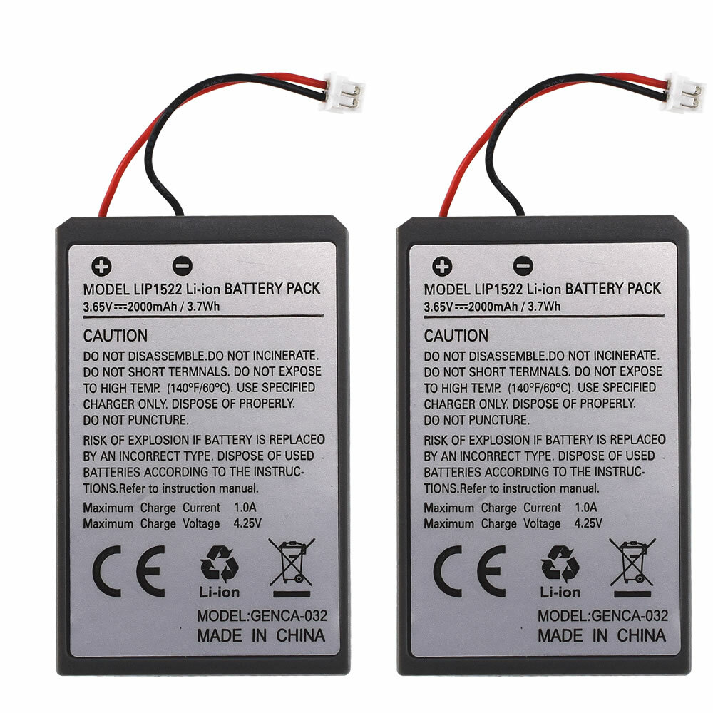 2 Pack Battery + Cable For Sony Playstation PS4 Pro Dual shock 4 Pro Controller