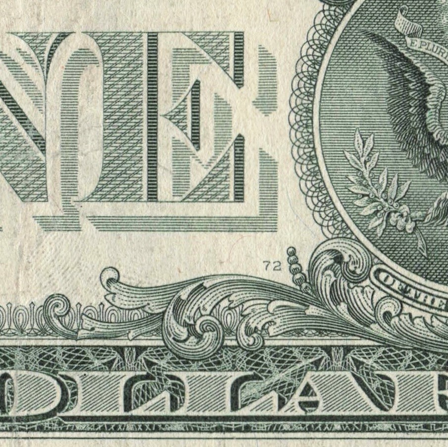 Two Triples 3s 4s KENTWOOD LA Zip Code Note 70444 $1 Dollar Bill A70444333D