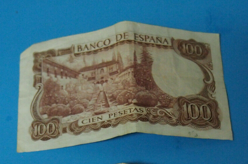 1970 Spain One Hundred Cien Pesetas Note