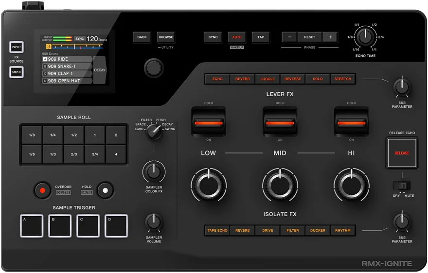 AlphaTheta RMX-IGNITE Professional DJ Effector And Sampler