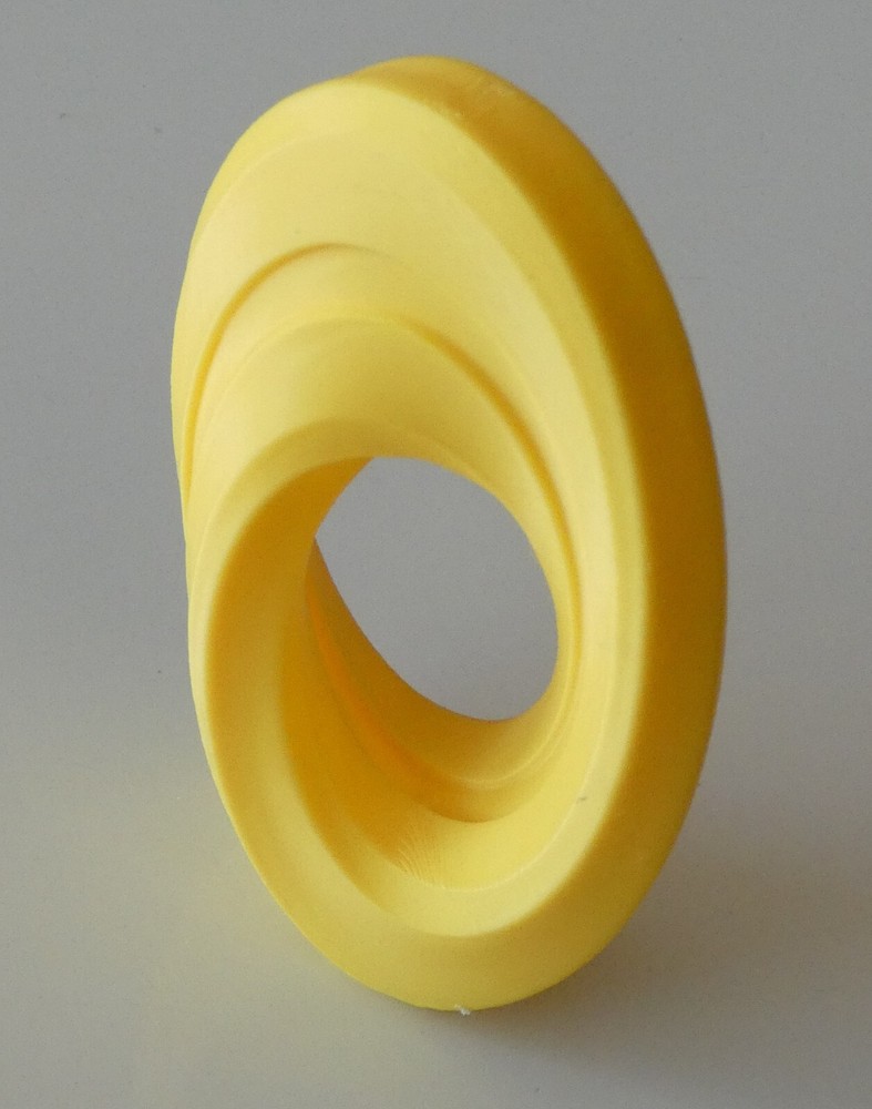Mobius Strip One Surface Band 3D Model Science Math Sculpture Gift
