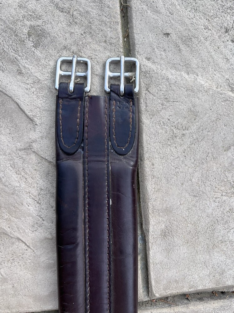 Beautiful Brown Padded Leather Girth - 52”