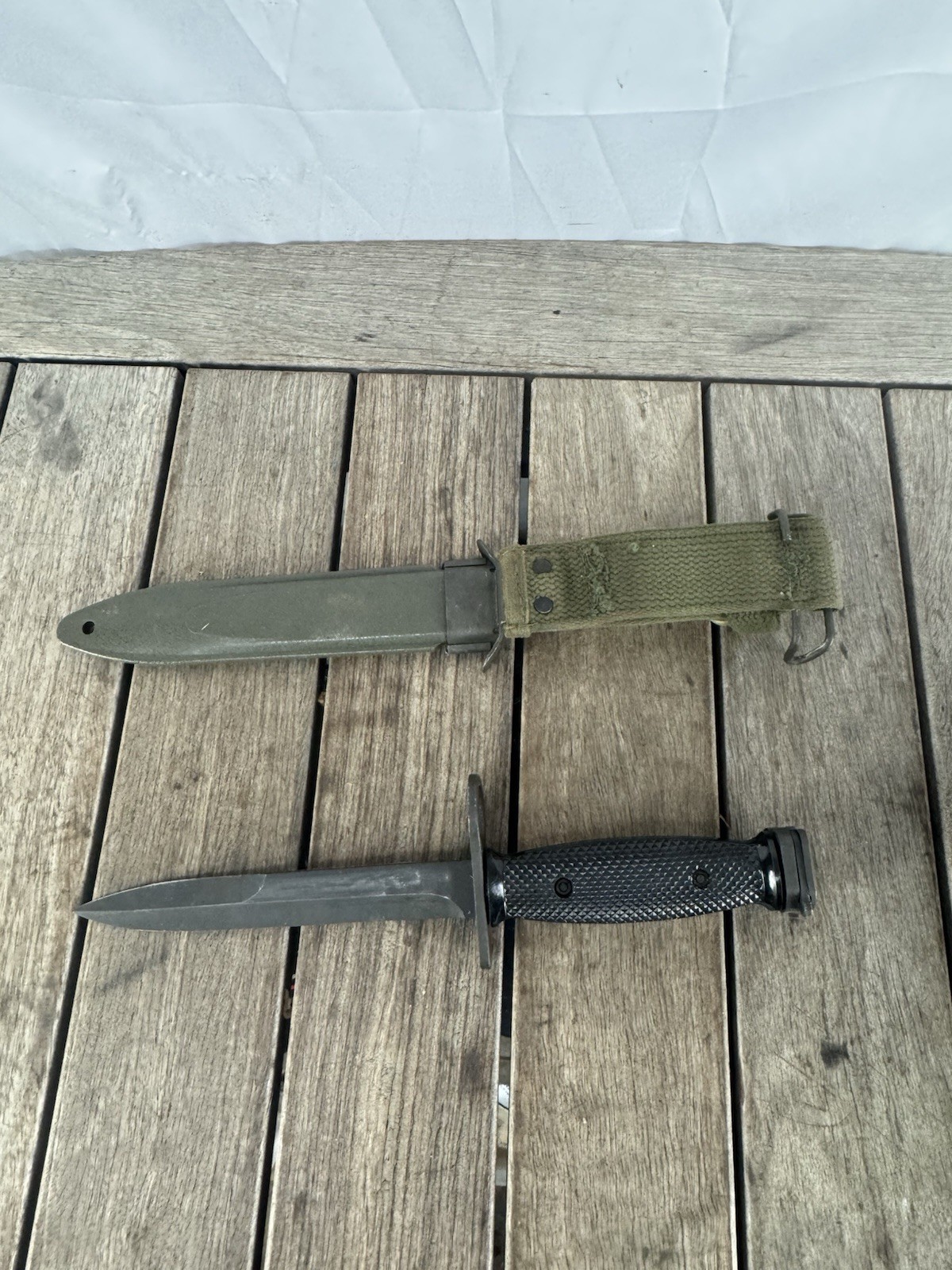 Vietnam Era M-7 COLT BAYONET AND SCABBARD MADE BY Colt Excellent ! 1963