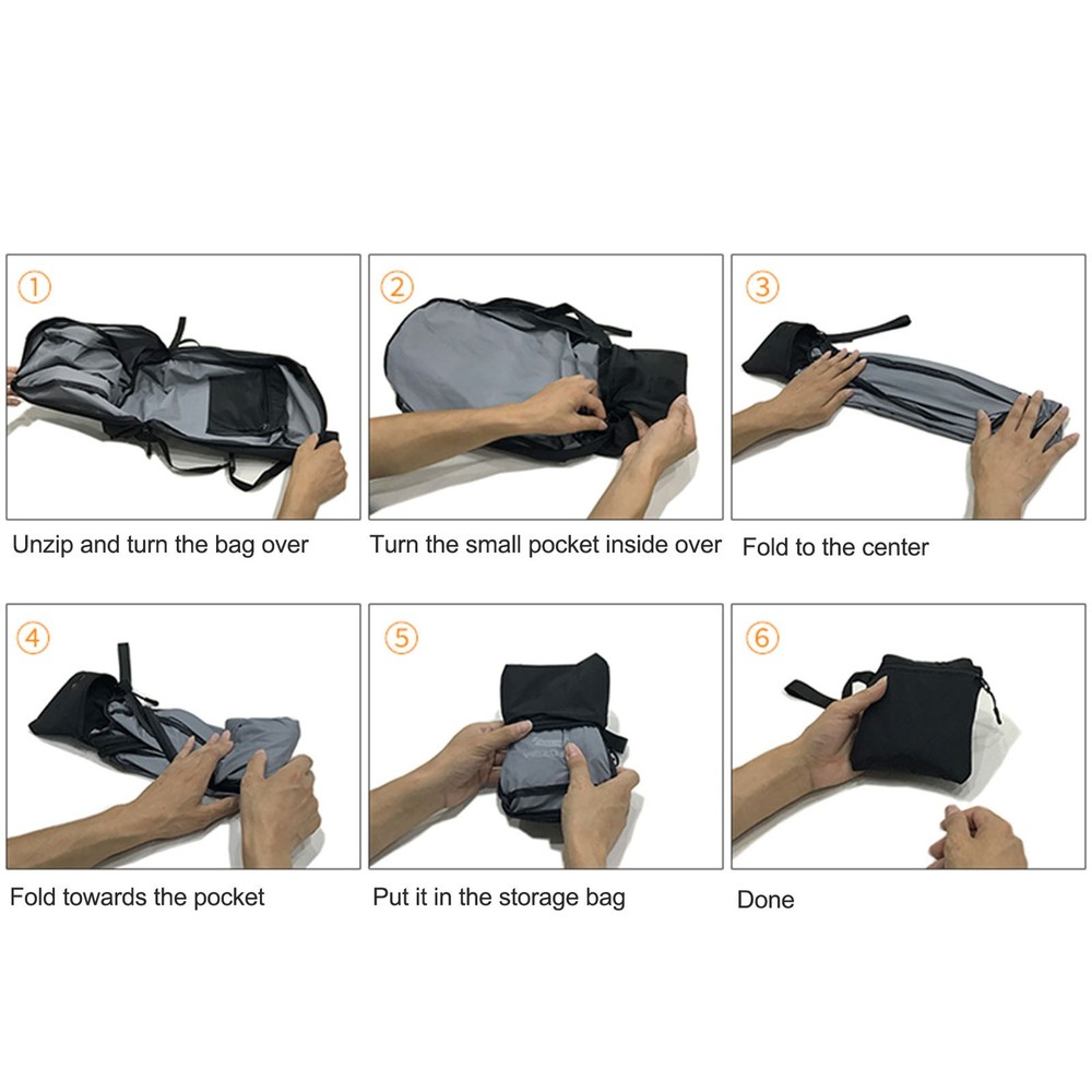 Motorcycle Backpack Foldable Packable Backpack Helmet Backpack Folding