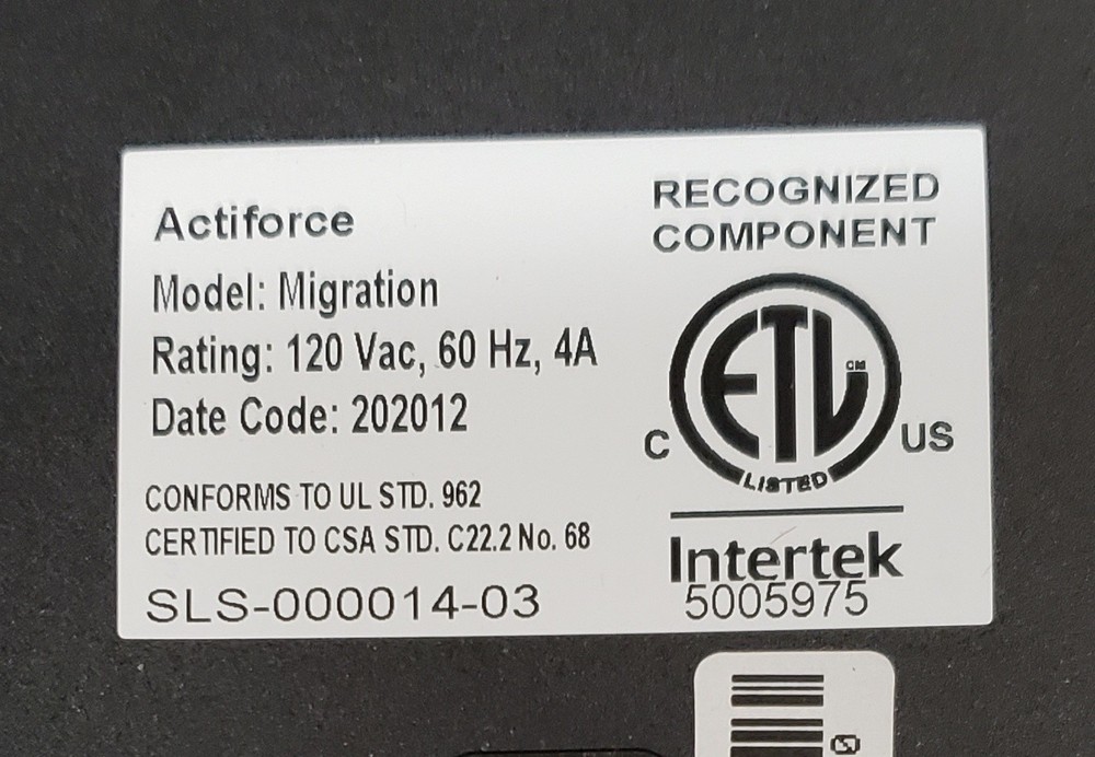 Steelcase Migration SE Base LOGICDATA Power Module for Adjustable Standing Desk