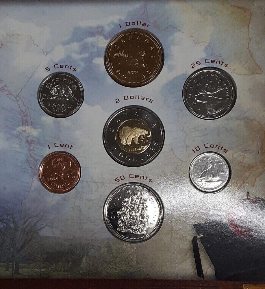 🇨🇦 Uncirculated 2004 Graduation Congratulations Gift Set Canada
