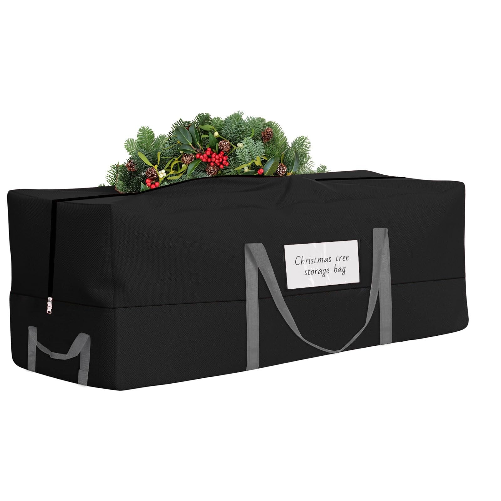 Christmas Tree Storage Bag, Fits Up 10 Ft Tall Artificial Trees, Heavy-Duty 600D