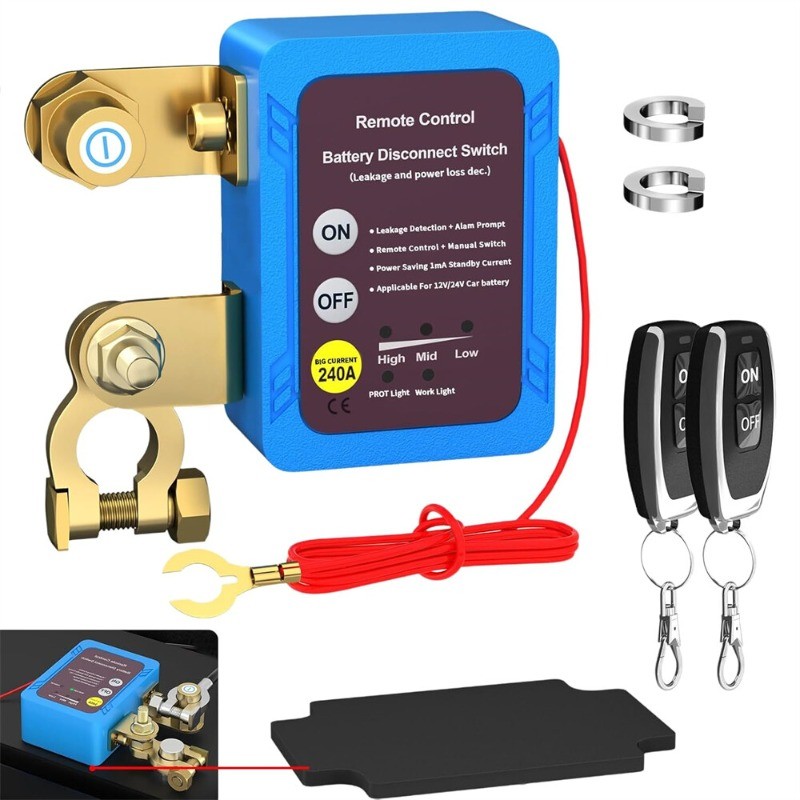 Remote Control Car Battery Switch Disconnect Power Kill Master Isolator Cut Off