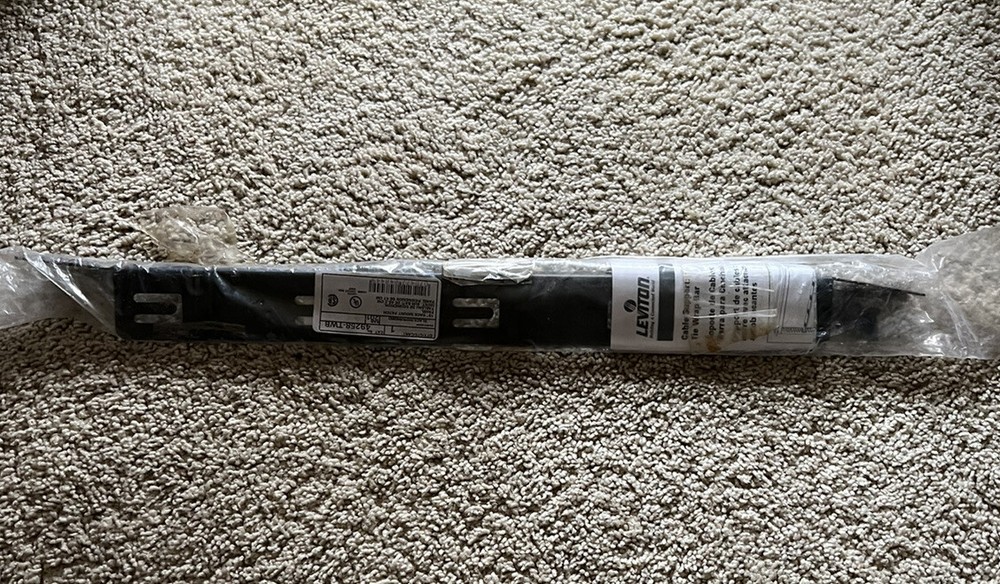 New Leviton 49258-TWB Tie Wrap Bar