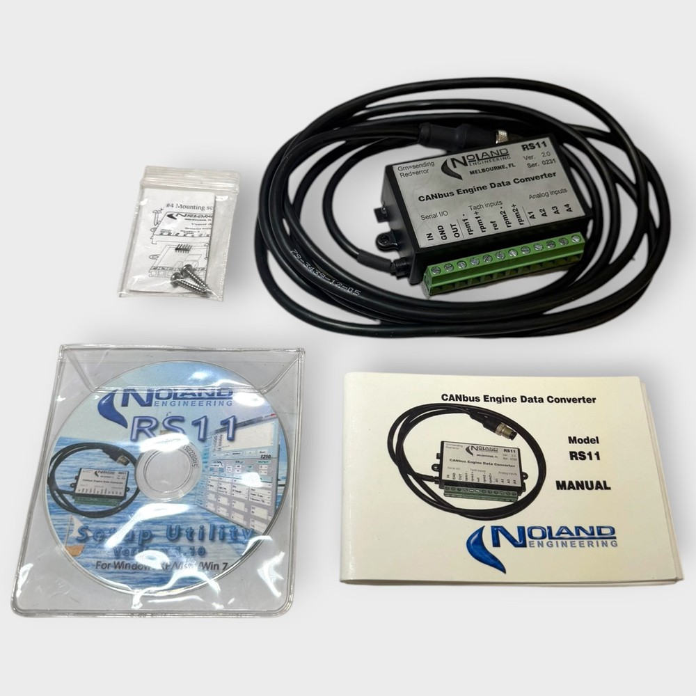 Noland Engineering RS-11 NMEA2000 CANbus Engine Data Converter for Analog *NEW*