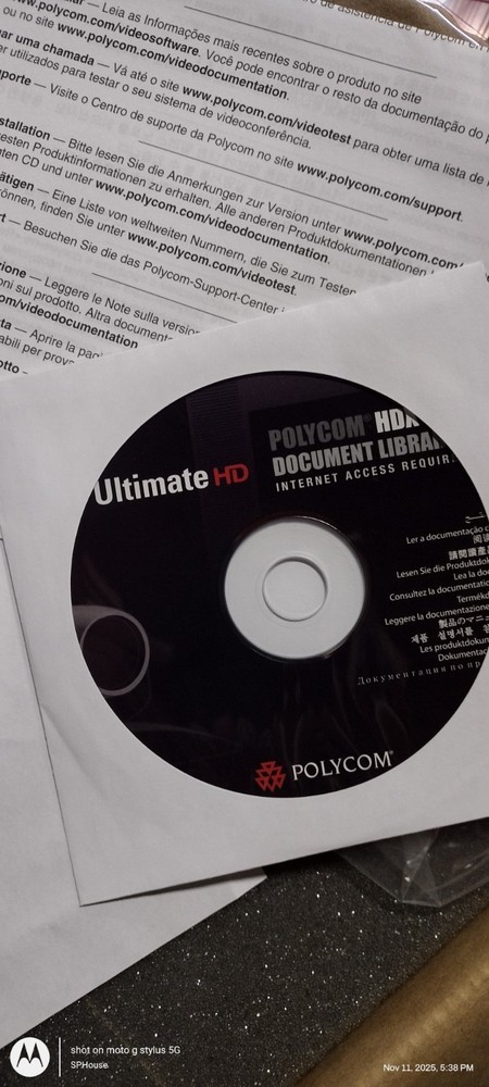 Polycom HDX4500 24" video Conferencing System new in box