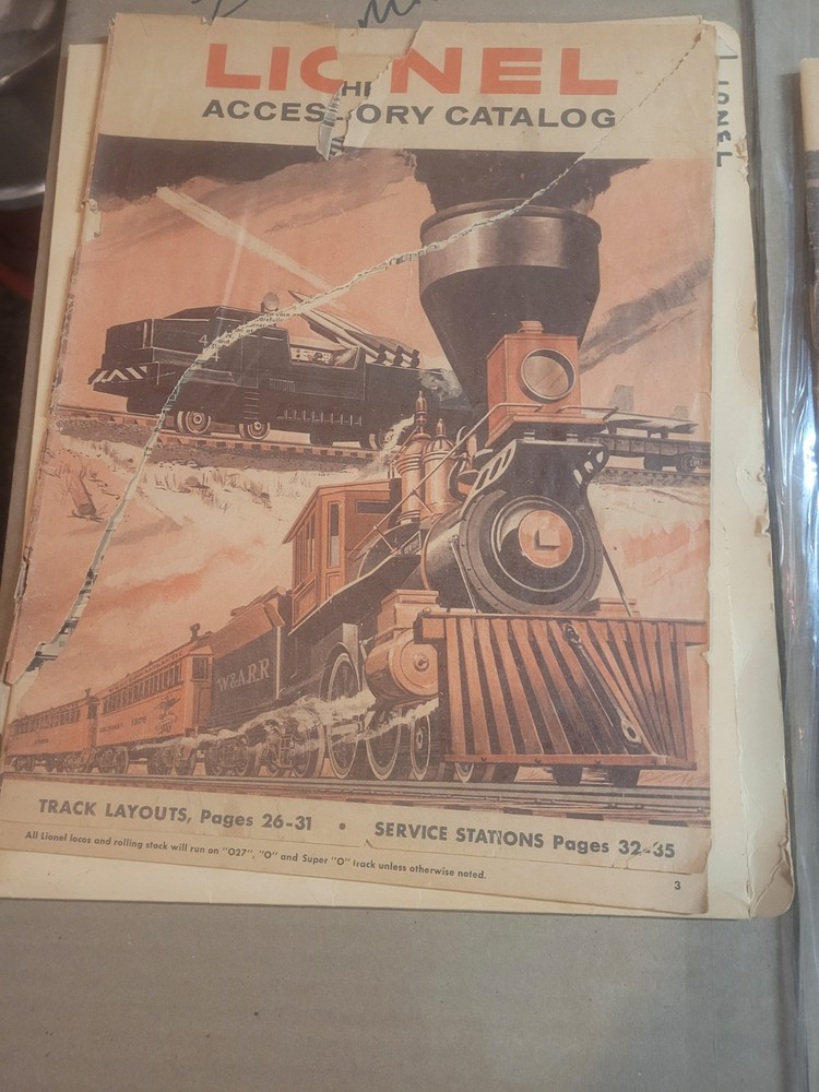 Vintage Lionel Train Catalogs