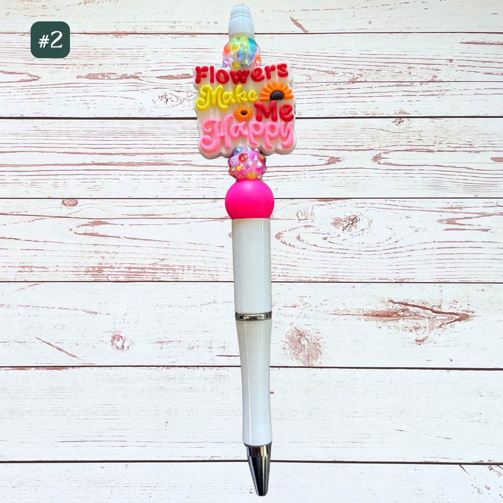 Positivity Beaded Pen Set | Uplifting Everyday Reminders