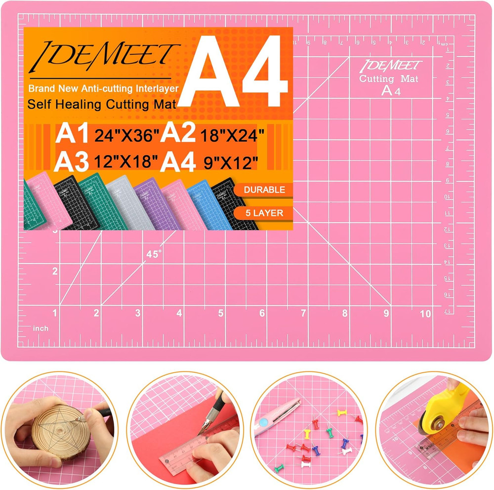A3 Self Healing Cutting Mat Thick High Density Double Sided Grid Craft