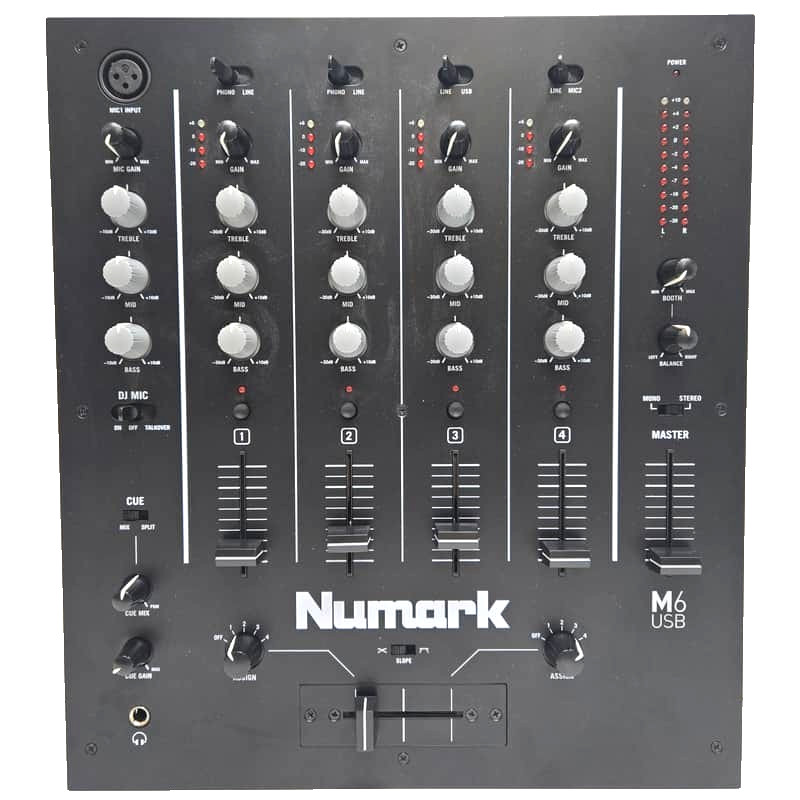Numark M6 USB 4 Channel Mixer
