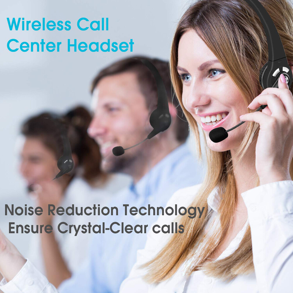 Trucker Driver Headset Bluetooth Wireless Universal PC Gaming Headphone With Mic