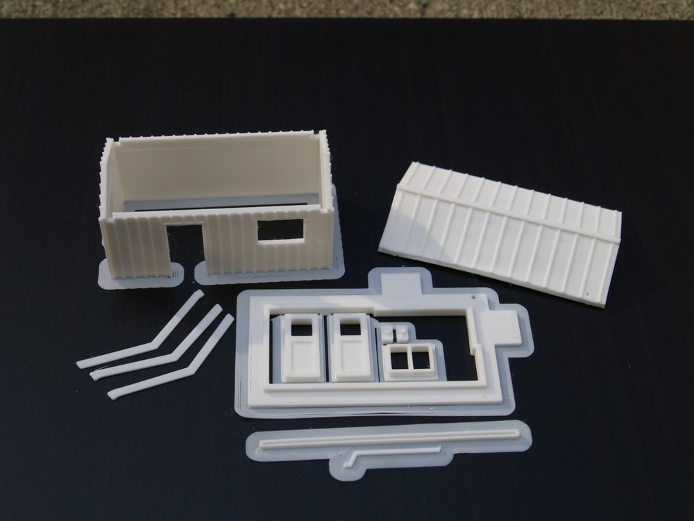HO Scale Guard Shack 3D Printed Structure Kit, Easy Assembly, Ready to Ship!