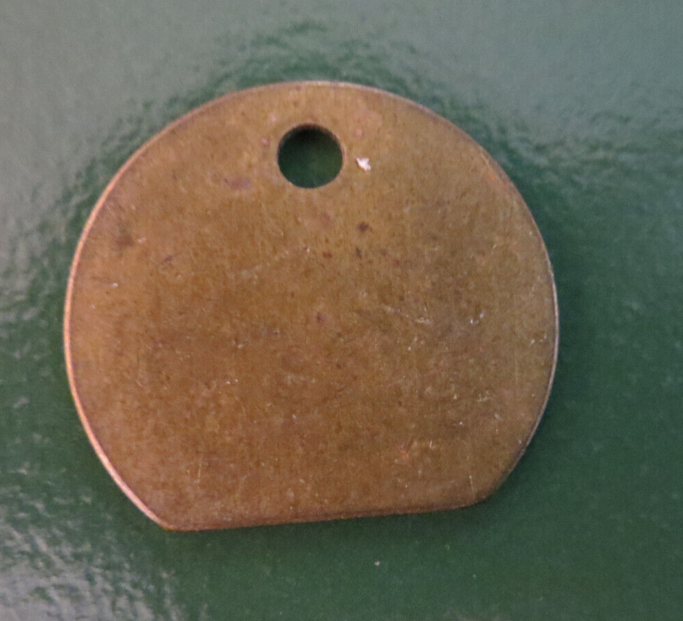 HATFIELD Colliery Pit Check / Tally - marked HATFIELD 2033