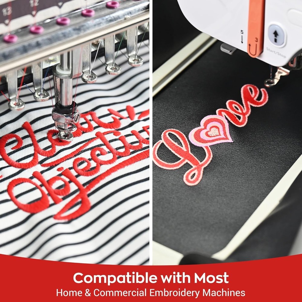 Embroidery Machine Thread 20 Colors 40WT 2500M Matte Polyester Cones