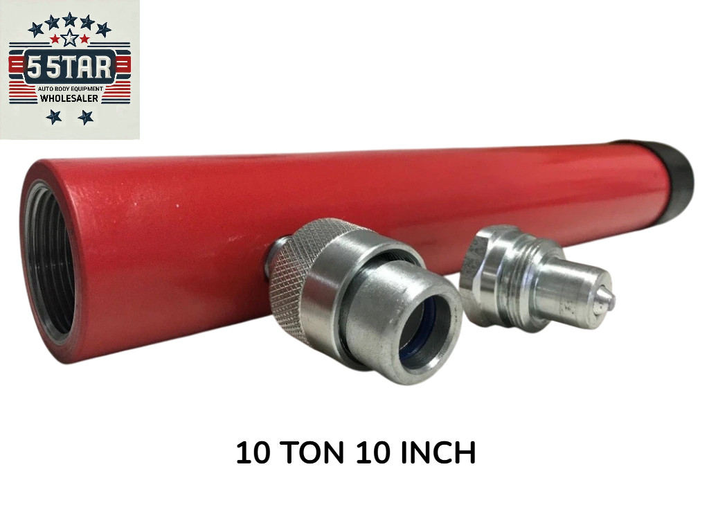 10 TON 10 INCH STROKE HYDRAULIC RAM  AUTO BODY FRAME MACHINE & PULLING POSTS