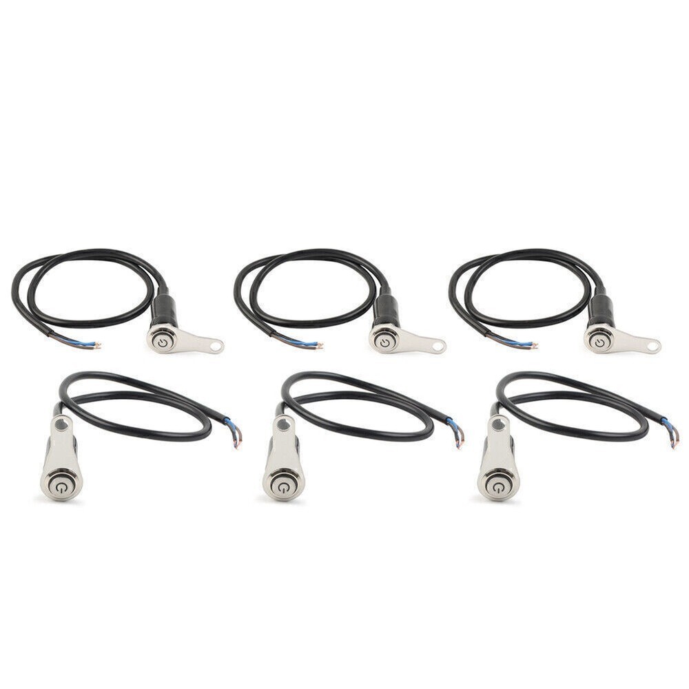 ON/OFF Handlebar Mount Push Button 12V Headlight Fog Light LED