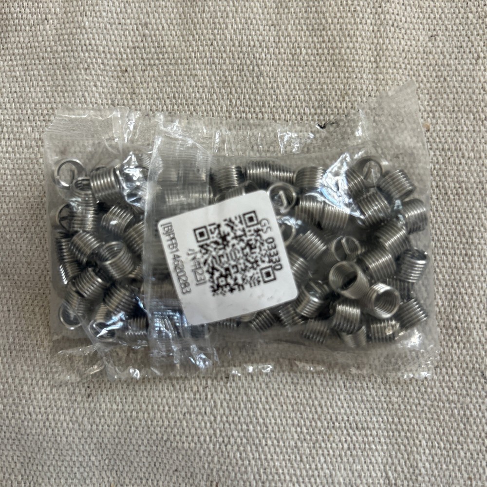 100 Piece Thread Inserts 1.5 Stainless Steel
