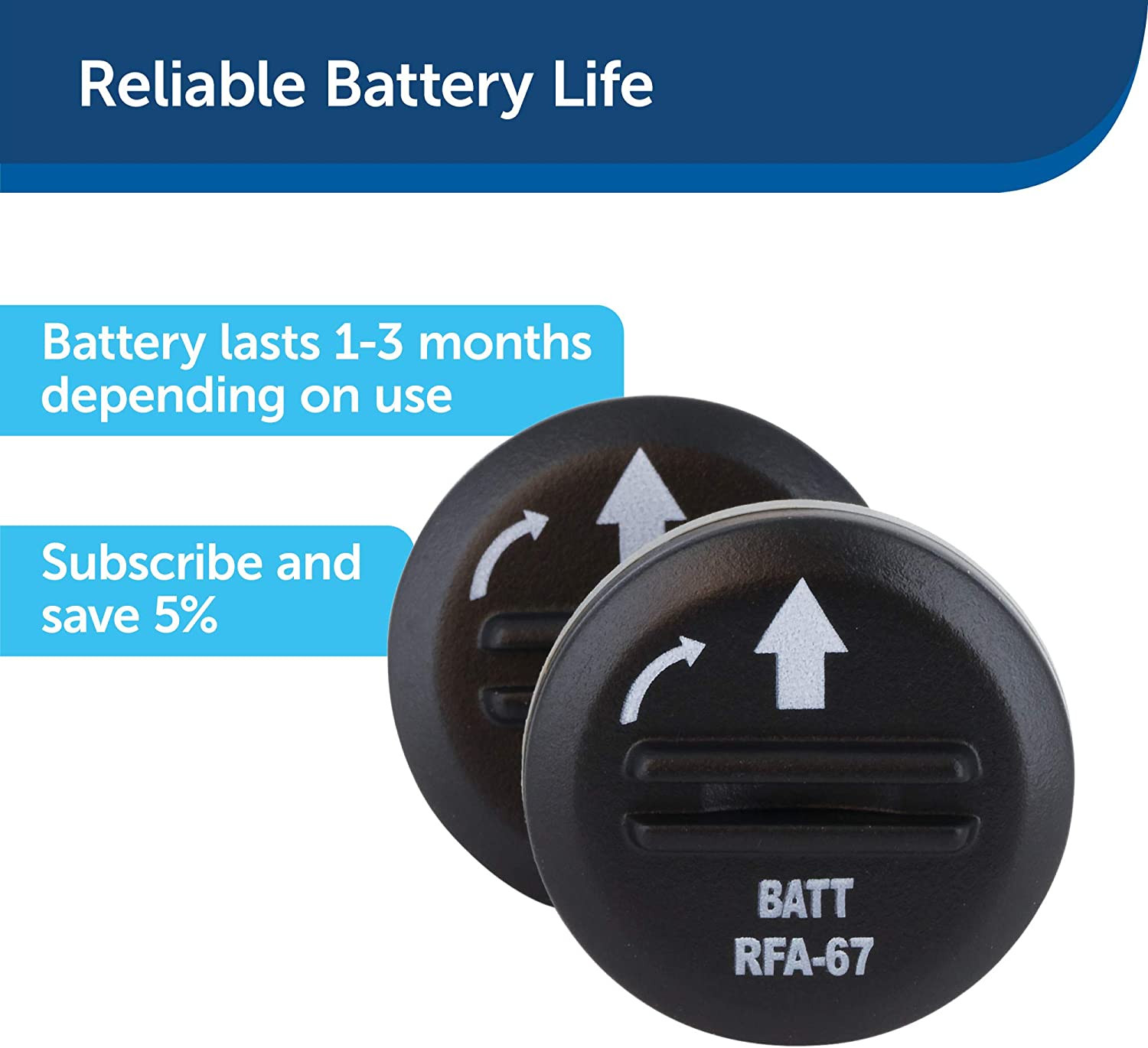 PetSafe RFA-67D-11 Batteries 6V for Dog Fence Collar Receiver PIF-275 - 2 Pack
