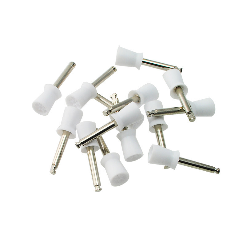 100 Pcs Dental Prophy Polishing Brush Nylon Bristle Flat/Tapered Prophylaxis RA