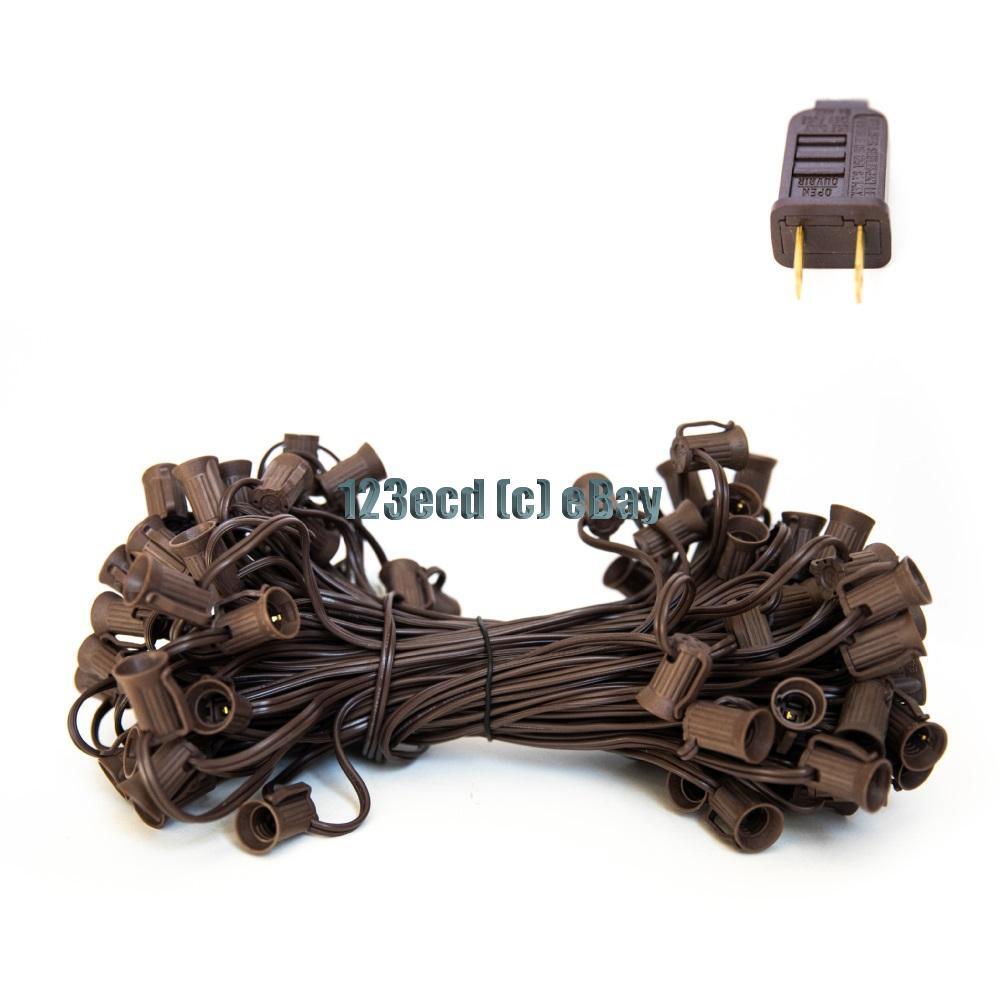 Brown C7 100ft Light String SPT-1 -  Lights