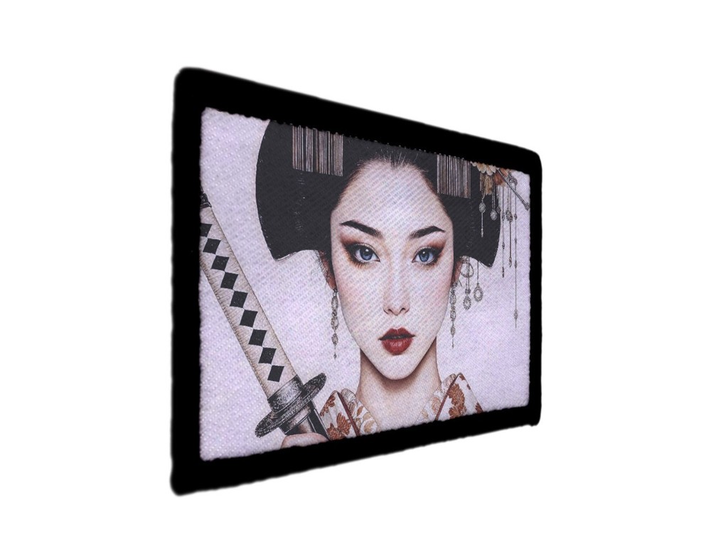 Samurai Geisha Warrior Sword Japan Patch Sew on [sub]