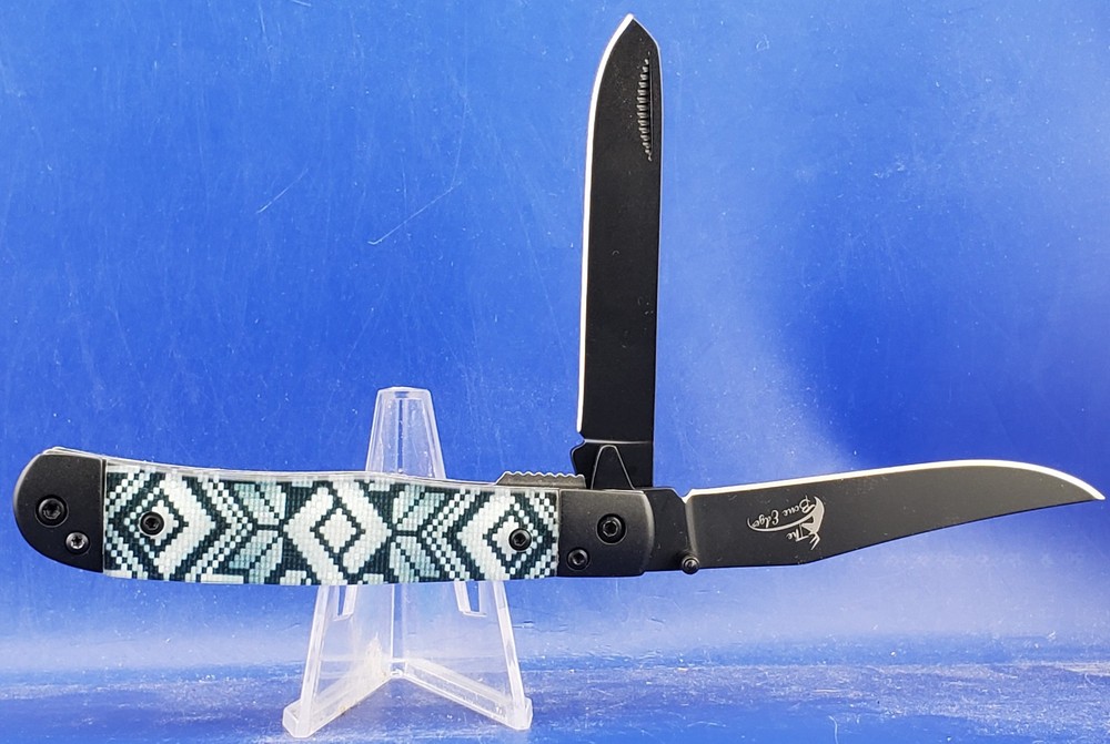 BONE EDGE SPRING ASSISTED TRAPPER 13819