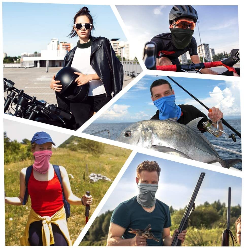 UV Protection Cooling Neck Gaiter Face Mask Scarf Windproof Neck Bandana Cover