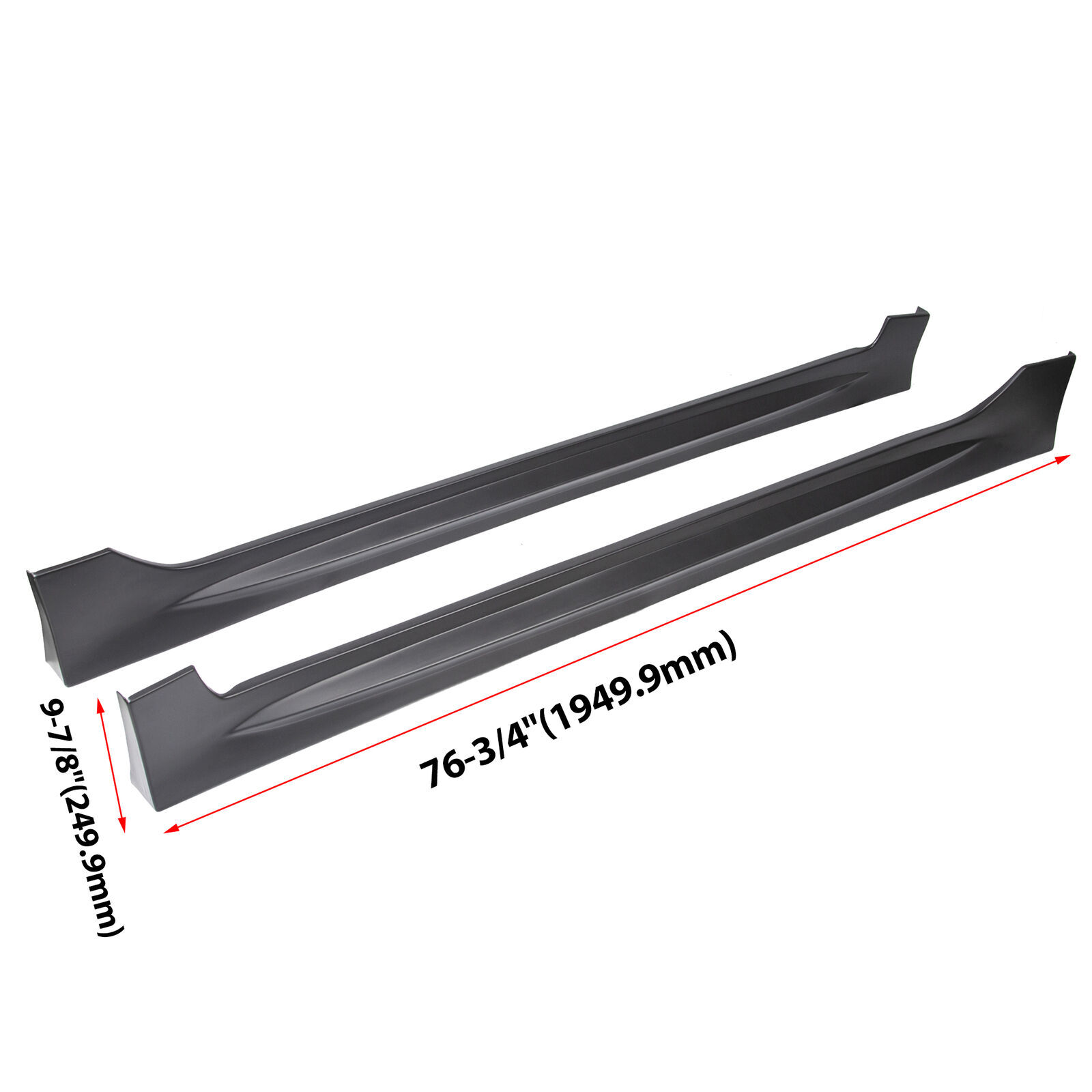 Fits Honda Civic 06-11 07 08 09 10 Sedan ABS Mugen RR Style Side Skirts Pair