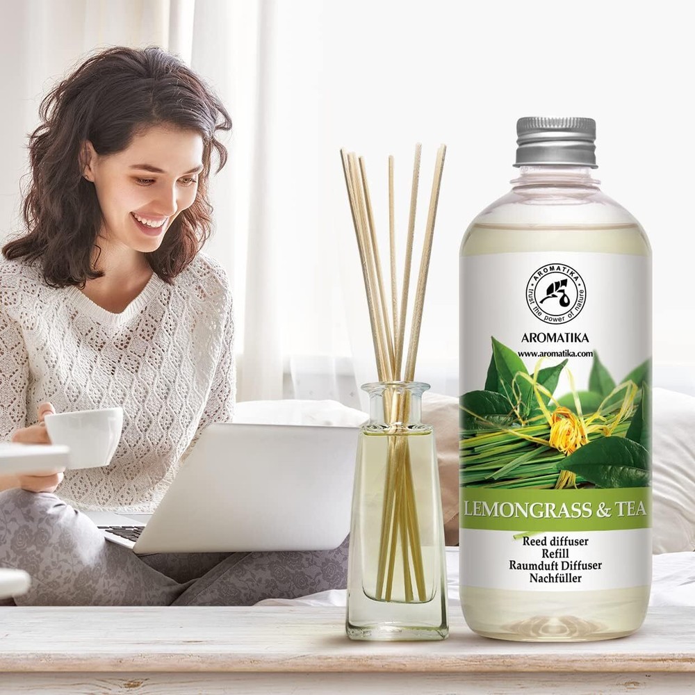 Reed Diffuser Refill Lemongrass - Tea 17.0 Fl Oz - Fragrance Diffuser