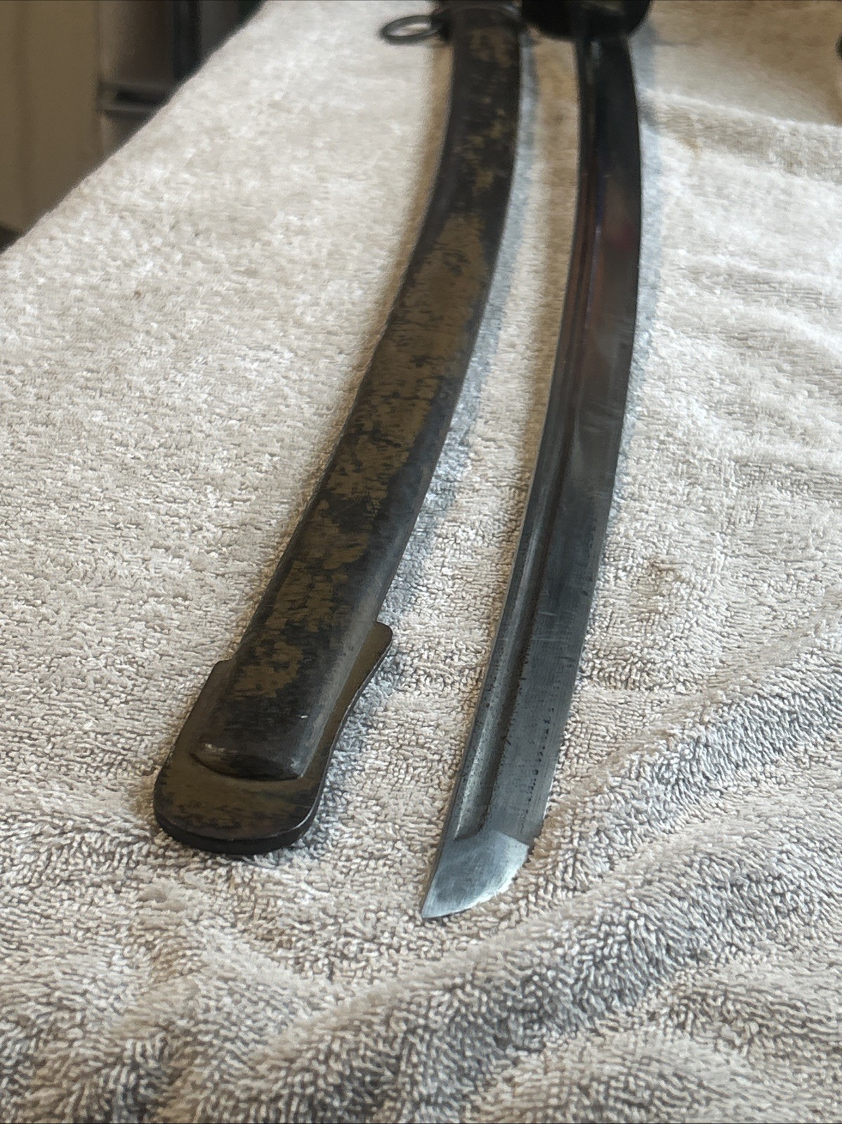 Nice WWII Japanese Shin Gunto Type 95 NCO Sword Free Shipping Tokyo Arsenal Free