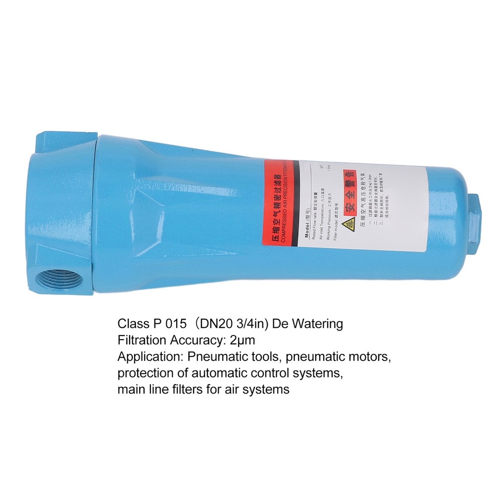 Clear Thread High Efficiency Compressed Dryer Air Filter For Safe Gas
