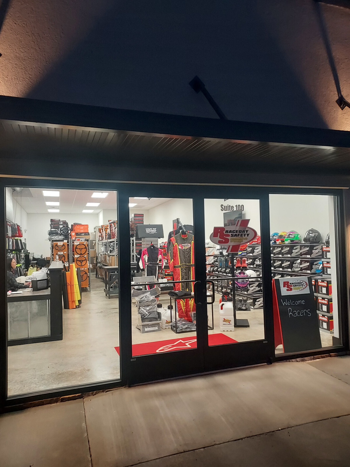 Alpinestars Tech-1 K RACE V2 ONE VISION Kart Gloves Black/Tar Gray 3552123-1169